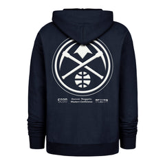 DENVER NUGGETS CITY EDITION DOUBLE CROSSOVER '47 FOUNDATION HOOD NAVY