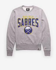 BUFFALO SABRES TEAM ELEMENTS ARCH '47 HEADLINE CREW SLATE GREY