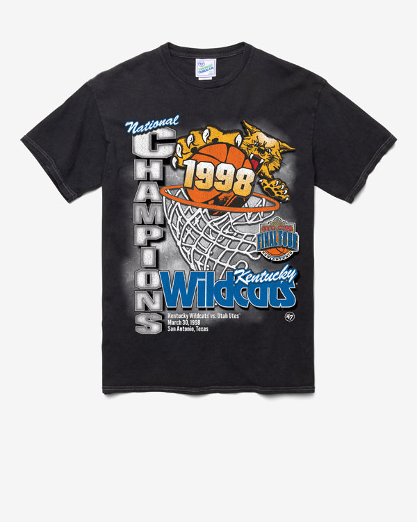 KENTUCKY WILDCATS H-CHAMPS LOCKER VINTAGE '47 TUBULAR TEE DT BLACK