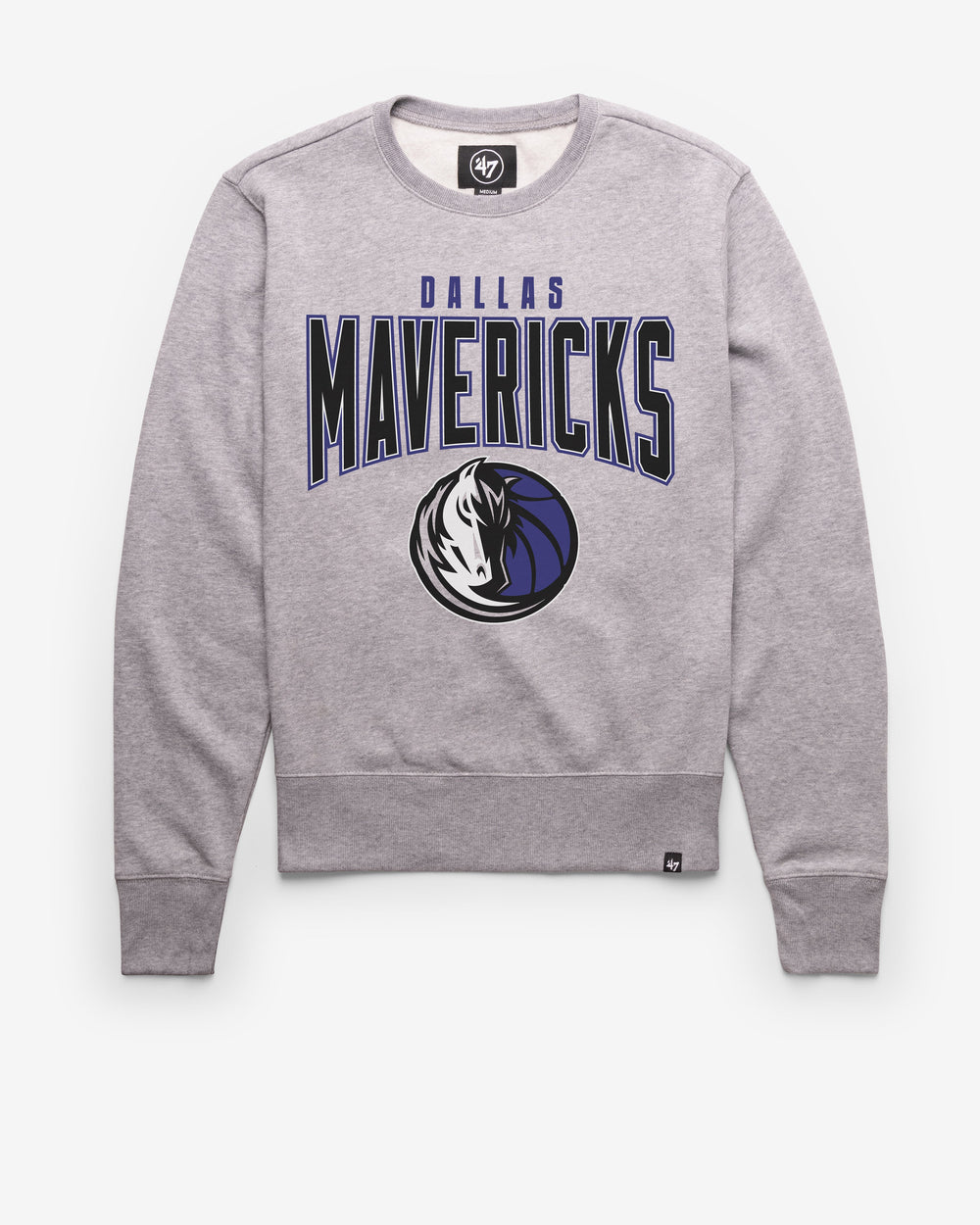 DALLAS MAVERICKS TEAM ELEMENTS ARCH '47 HEADLINE CREW SLATE GREY