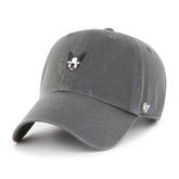 BOSTON TERRIER BASE RUNNER ICON '47 CLEAN UP CHARCOAL