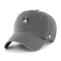BOSTON TERRIER BASE RUNNER ICON '47 CLEAN UP CHARCOAL