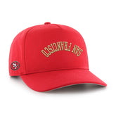 SAN FRANCISCO 49ERS UPSIDE DOWN '47 HITCH RF RELAXED FIT RED