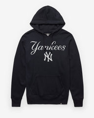NEW YORK YANKEES PREGAME '47 HEADLINE HOOD FALL NAVY
