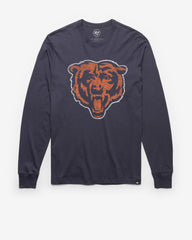 CHICAGO BEARS PREMIER '47 FRANKLIN LONG SLEEVE TEE ATLAS BLUE