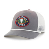 MINNESOTA TWINS TIDE SWEEP ROPE '47 TRUCKER DARK GRAY