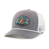 ARIZONA DIAMONDBACKS TIDE SWEEP ROPE '47 TRUCKER DARK GRAY
