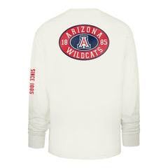 ARIZONA WILDCATS TIDE SWEEP MONTAUK '47 FOUNDATION LONG SLEEVE TEE SANDSTONE