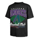 ARIZONA DIAMONDBACKS COOPERSTOWN EXTENDED PLAY '47 FOUNDATION TEE BLACK