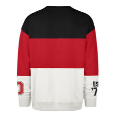 OHIO STATE BUCKEYES ON FIVE '47 MAXIMALIST CREW RACER RED