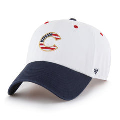CHICAGO CUBS PATRIOTIC FLAG FILL '47 CLEANUP WHITE