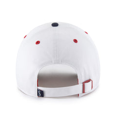 SEATTLE MARINERS PATRIOTIC FLAG FILL '47 CLEAN UP WHITE