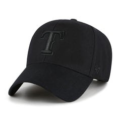 TEXAS RANGERS COOPERSTOWN WORLD SERIES SURE SHOT SNAPBACK '47 MVP BLACK