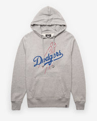 LOS ANGELES DODGERS COOPERSTOWN IMPRINT '47 HEADLINE HOOD SLATE GREY