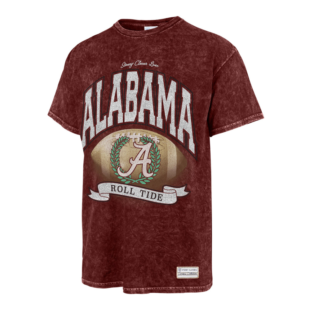 ALABAMA CRIMSON TIDE STONEY CLOVER LANE X '47 VINTAGE TUBULAR TEE DT CARDINAL