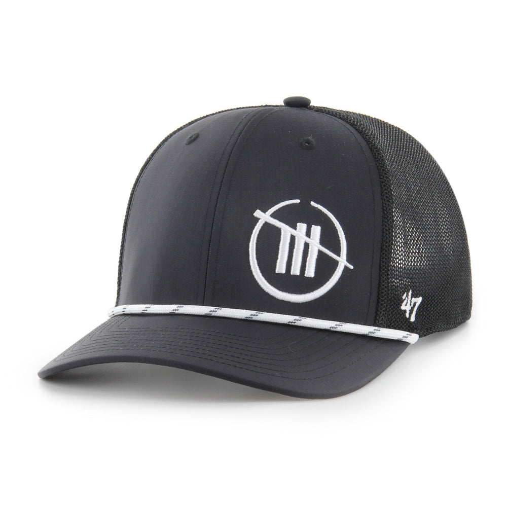 TRACKHOUSE RACING BRRR ROPE '47 TRUCKER BLACK