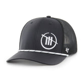 TRACKHOUSE RACING BRRR ROPE '47 TRUCKER BLACK