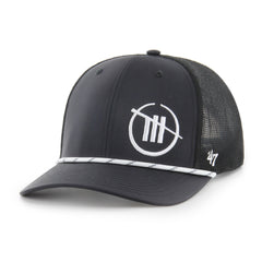 TRACKHOUSE RACING BRRR ROPE '47 TRUCKER BLACK