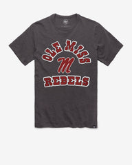 MISSISSIPPI REBELS COMEBACK '47 SCRUM TEE CHARCOAL