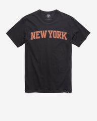 NEW YORK KNICKS WORDMARK '47 FRANKLIN TEE FLINT BLACK