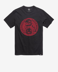 GEORGIA BULLDOGS VINTAGE PREMIER '47 FRANKLIN TEE FLINT BLACK