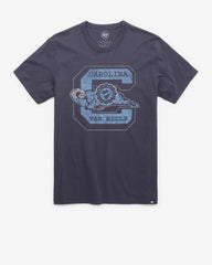 NORTH CAROLINA TAR HEELS UNC VINATEG PREMIER '47 FRANKLIN TEE ATLAS BLUE