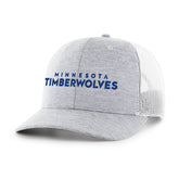 MINNESOTA TIMBERWOLVES HARRINGTON SCRIPT '47 TRUCKER GRAY