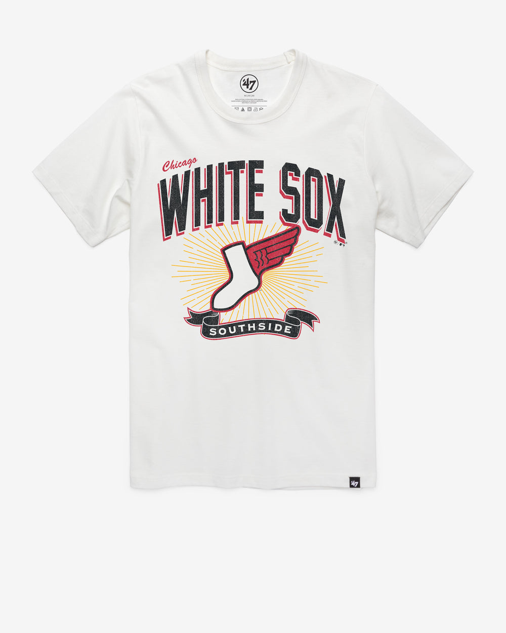 CHICAGO WHITE SOX CITY CONNECT PRIME PLAY '47 FRANKLIN TEE WHITE WASH