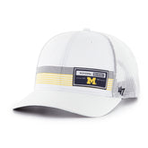 MICHIGAN WOLVERINES RANGEFINDER '47 TRUCKER WHITE