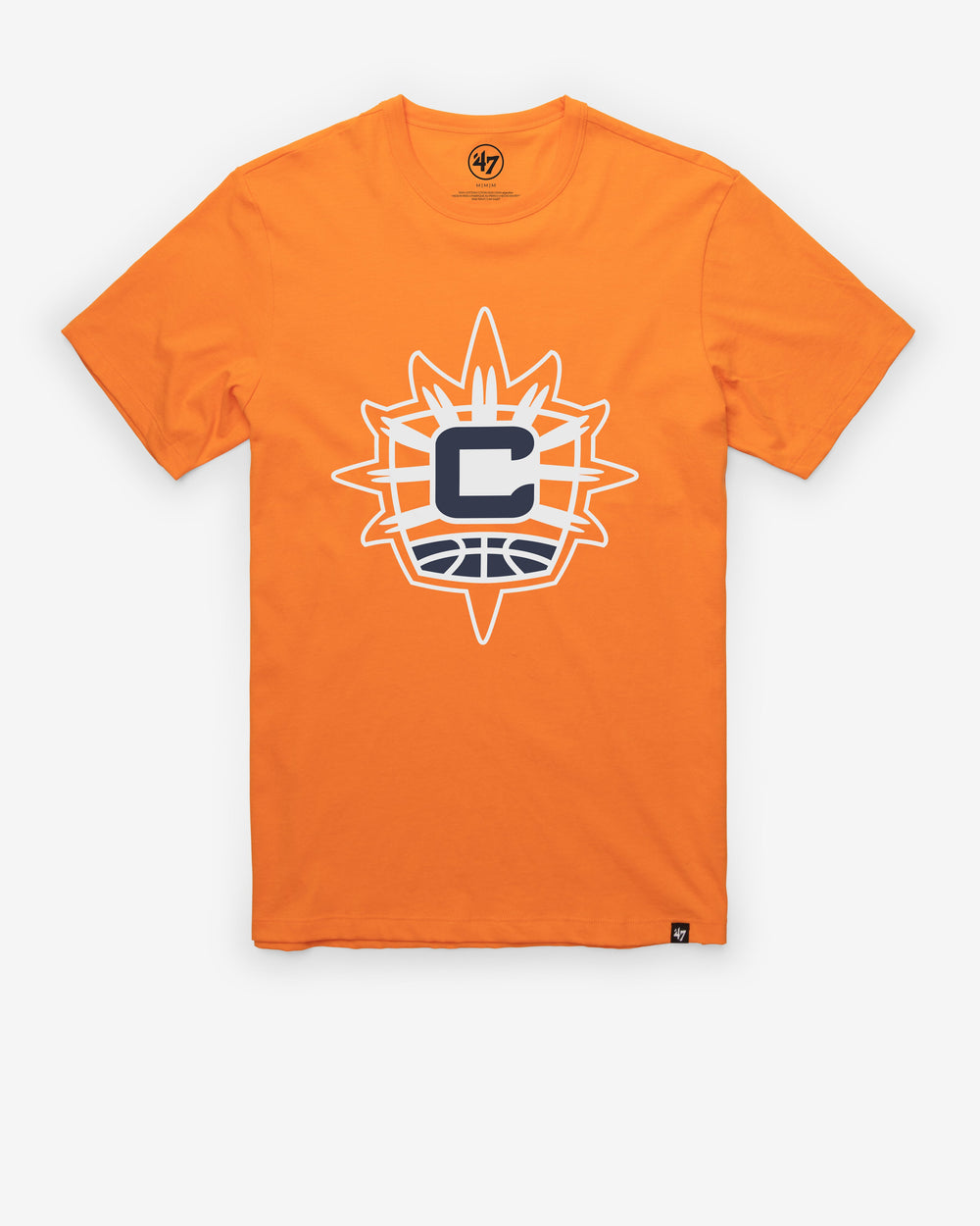 CONNECTICUT SUN IMPRINT '47 FRANKLIN TEE SIGNAL ORANGE