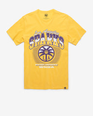 LOS ANGELES SPARKS PICK AND ROLL '47 FRANKLIN TEE GOLDFINCH