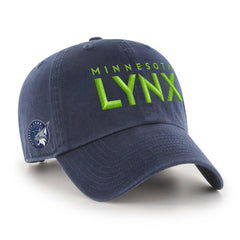MINNESOTA LYNX BALLPARK SCRIPT SHOT '47 CLEAN UP NAVY