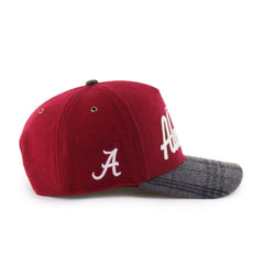 ALABAMA CRIMSON TIDE WINDOWPANE PLAID '47 HITCH RF RELAXED FIT RAZOR RED