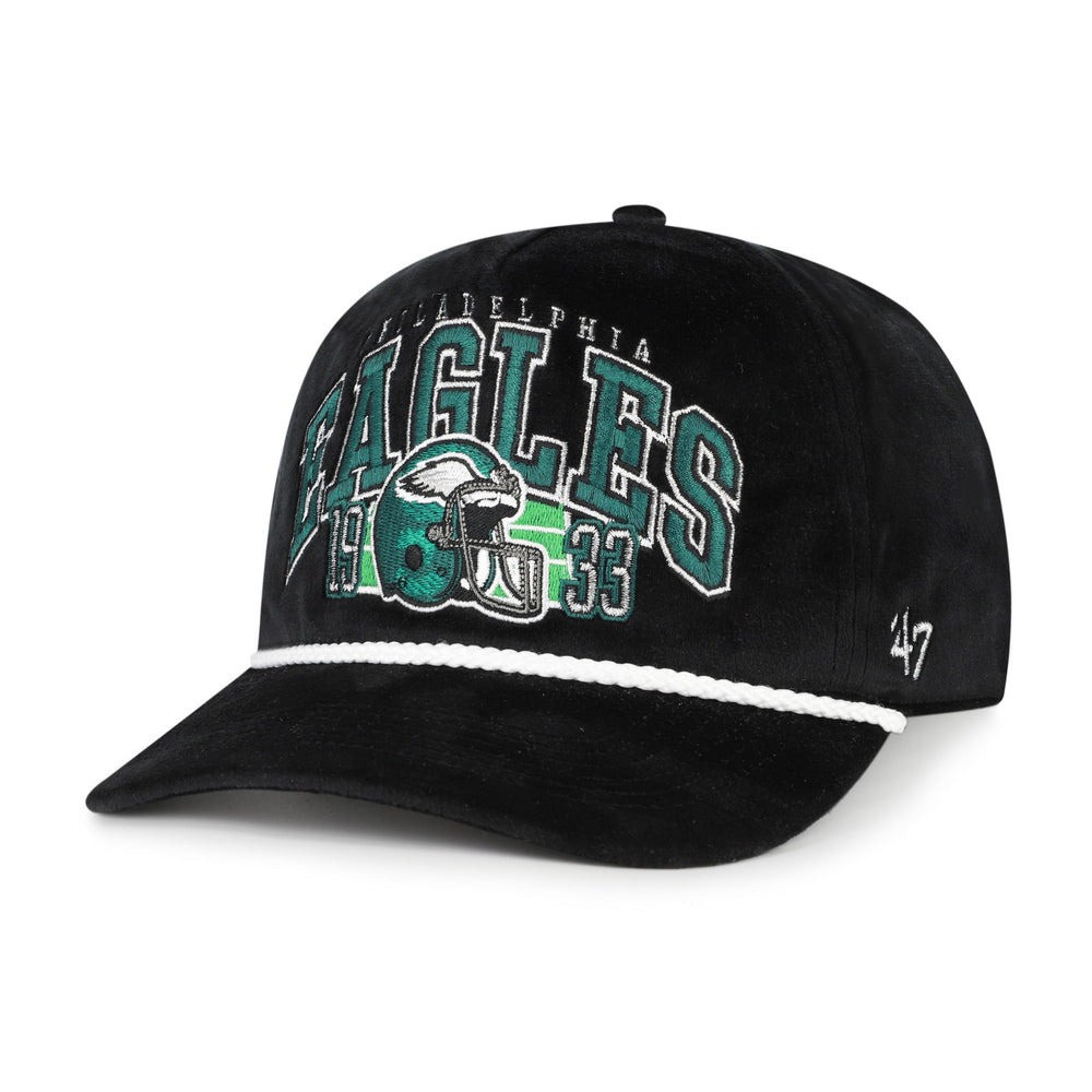 PHILADELPHIA EAGLES GO BIG '47 HITCH RF RELAXED FIT WOMENS BLACK