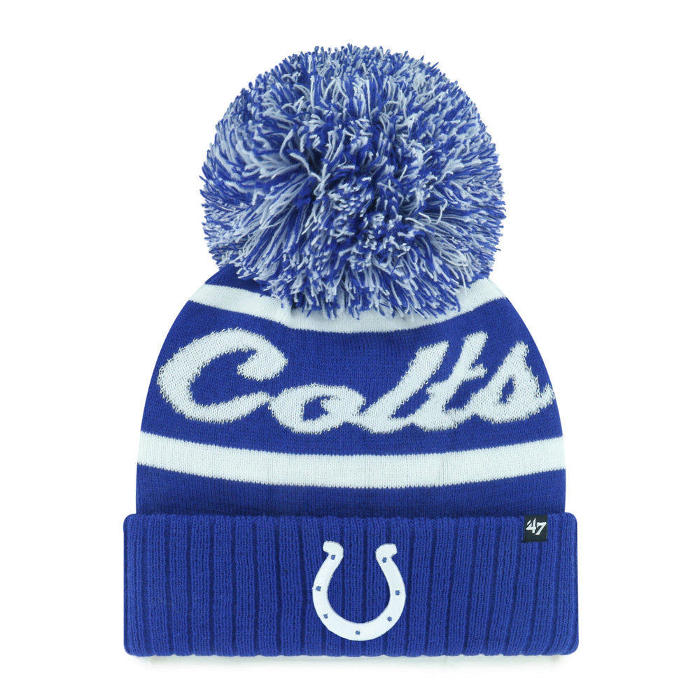 INDIANAPOLIS COLTS SPIRITED '47 CUFF KNIT WOMENS ROYAL