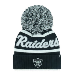 LAS VEGAS RAIDERS SPIRITED '47 CUFF KNIT WOMENS BLACK
