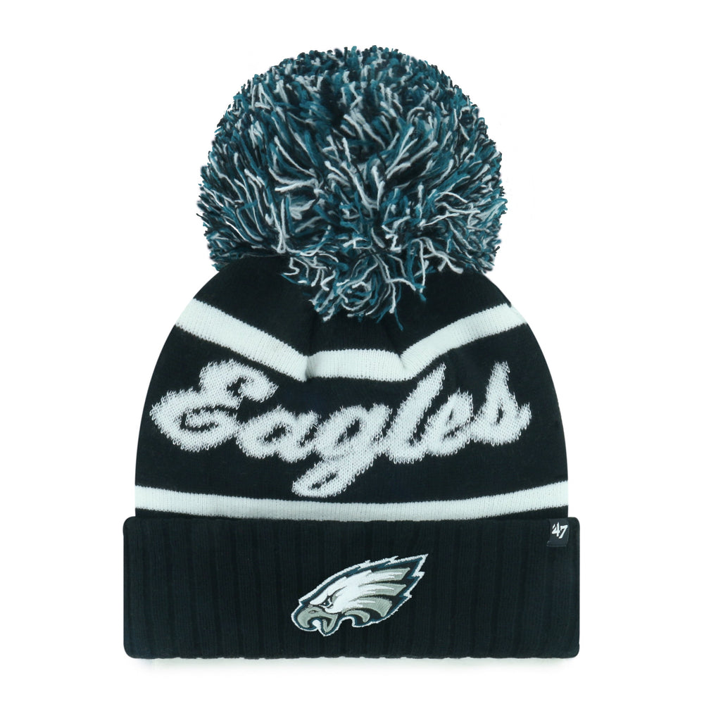PHILADELPHIA EAGLES SPIRITED '47 CUFF KNIT WOMENS BLACK