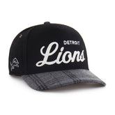 DETROIT LIONS WINDOWPANE PLAID '47 HITCH RF RELAXED FIT BLACK