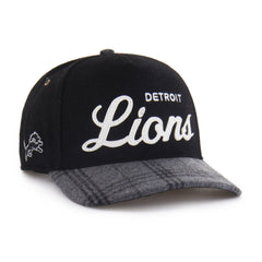 DETROIT LIONS WINDOWPANE PLAID '47 HITCH RF RELAXED FIT BLACK