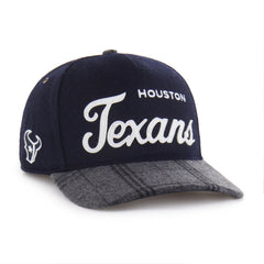 HOUSTON TEXANS WINDOWPANE PLAID '47 HITCH RF RELAXED FIT NAVY