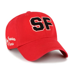 SAN FRANCISCO 49ERS ZOEY '47 CLEAN UP WOMENS RED