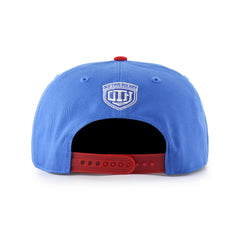 OLD TIME HOCKEY QUEBEC NORDIQUES VINTAGE DEBUT '47 CAPTAIN RL RELAXED FIT BLUE RAZ