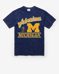 MICHIGAN WOLVERINES FLY BY VINTAGE '47 TUBULAR TEE DT NAVY