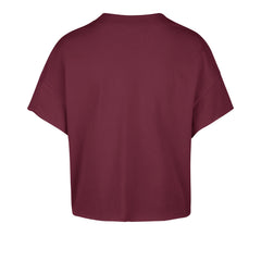 ALABAMA CRIMSON TIDE ELATION '47 OVERSIZED NOTCH NECK TEE WOMENS CARDINAL