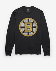 BOSTON BRUINS PREMIER '47 FRANKLIN LONG SLEEVE TEE FLINT BLACK