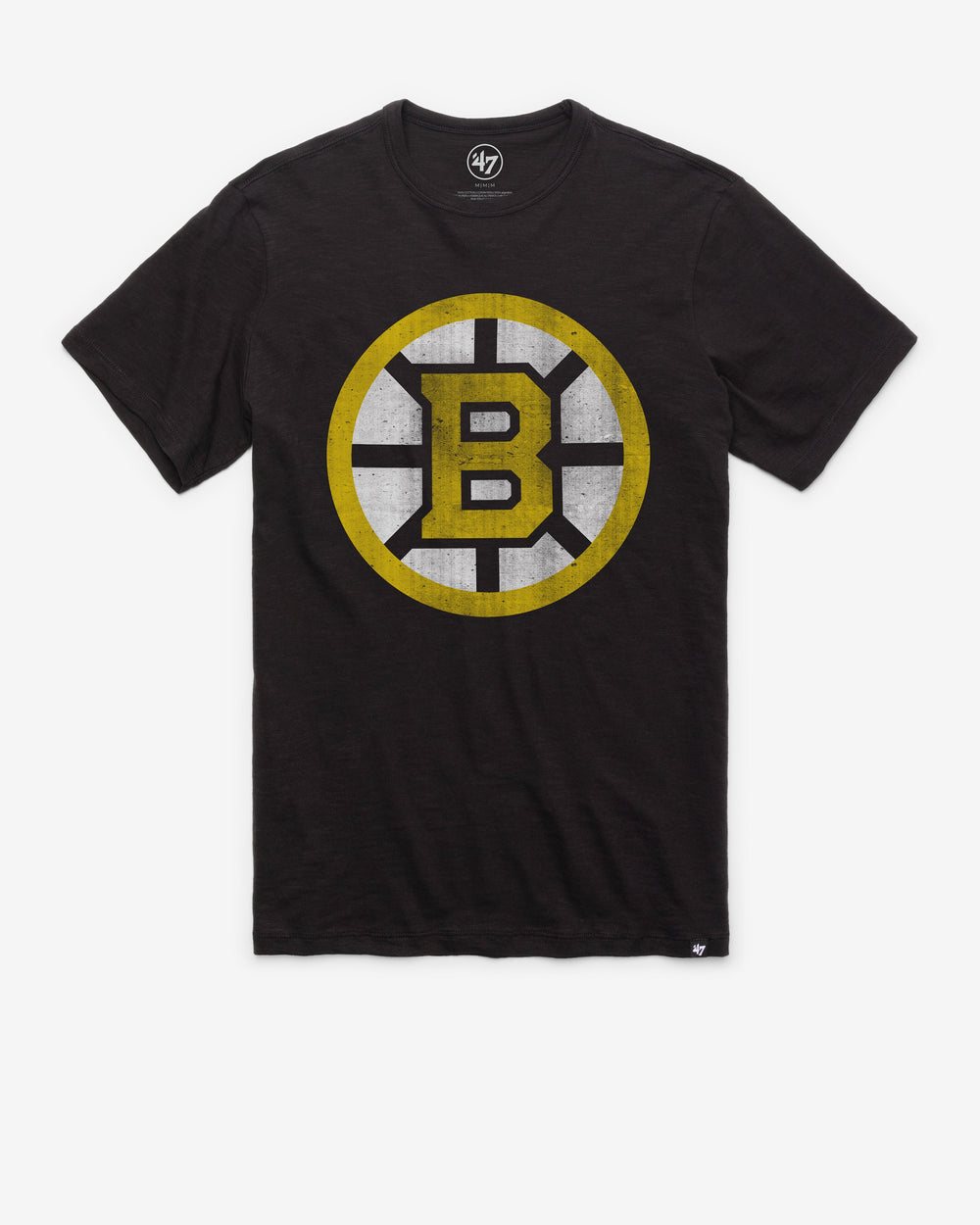 BOSTON BRUINS GRIT VINTAGE '47 SCRUM TEE JET BLACK