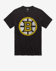 BOSTON BRUINS GRIT VINTAGE '47 SCRUM TEE JET BLACK