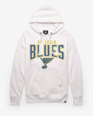 ST. LOUIS BLUES TEAM ELEMENTS ARCH '47 HEADLINE HOOD WHITE WASH
