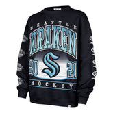 SEATTLE KRAKEN GO BIG '47 OVERSIZED CREW WOMENS FALL NAVY