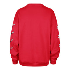 CHICAGO BULLS GO BIG '47 OVERSIZED CREW WOMENS RED